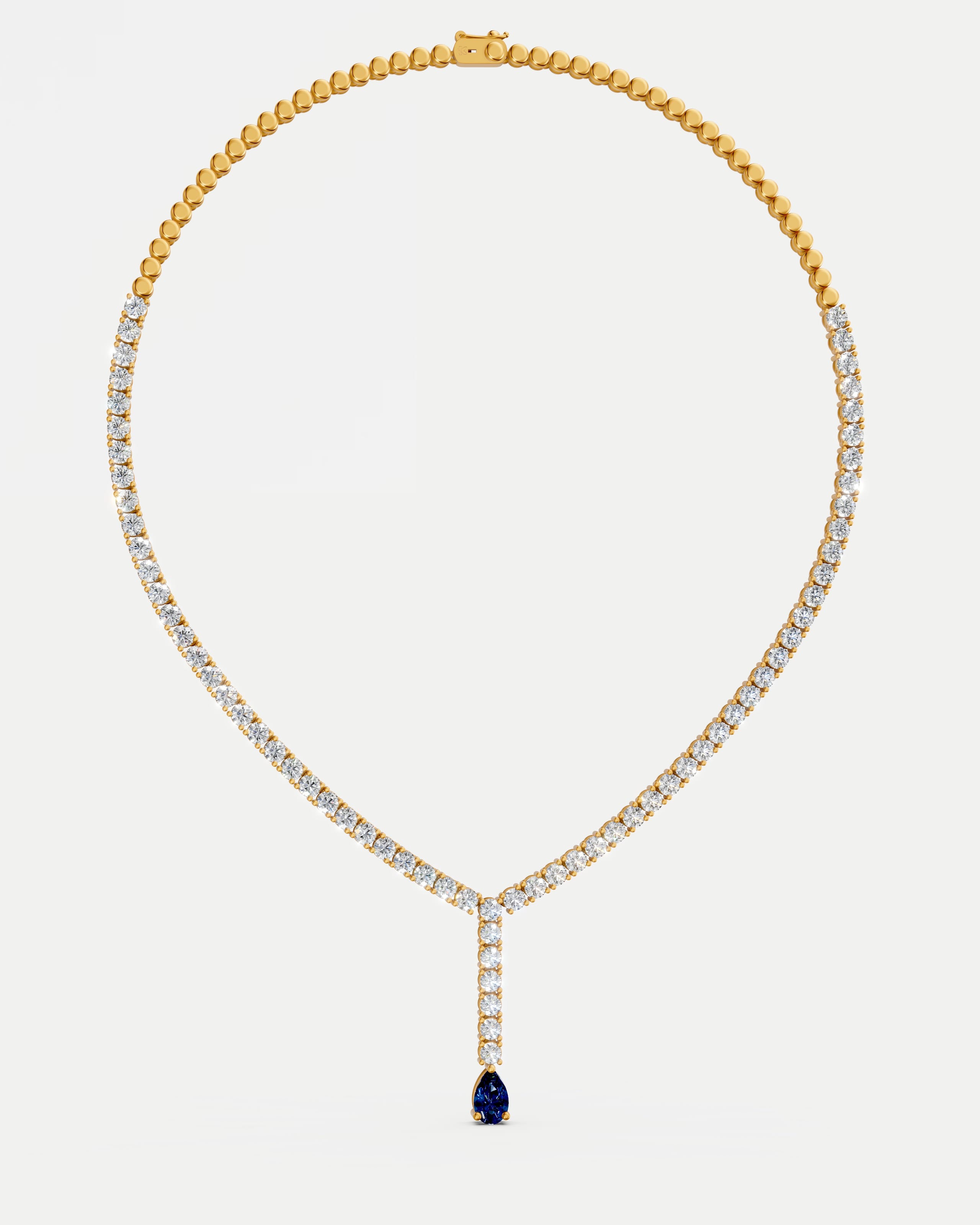 Dynasty Solitaire Lab Grown Diamond Necklace Set